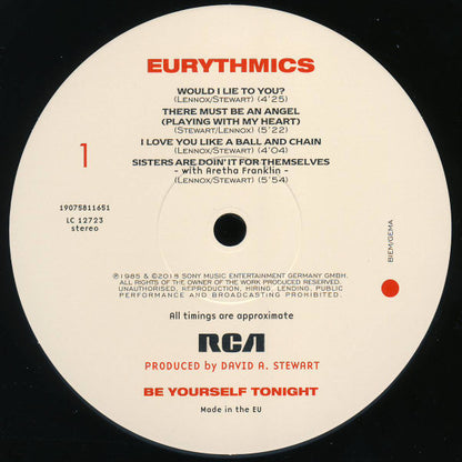 Be Yourself Tonight - secondary