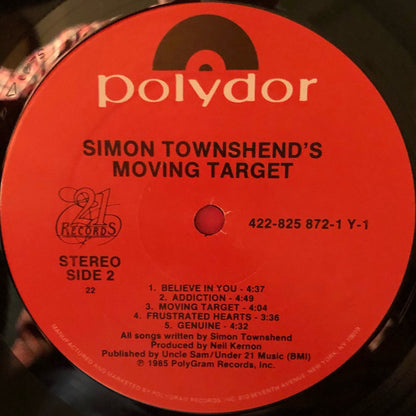 Simon Townshend's Moving Target - secondary