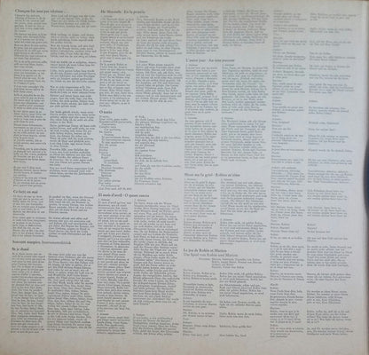 Robin Et Marion • Llibre Vermell U.A. - Weltliche Musik Um 1300 - secondary