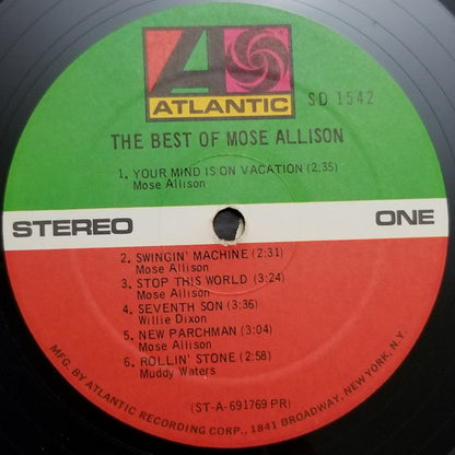 The Best Of Mose Allison - secondary
