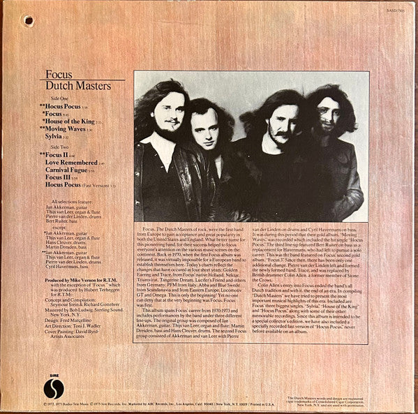 Dutch Masters - secondary