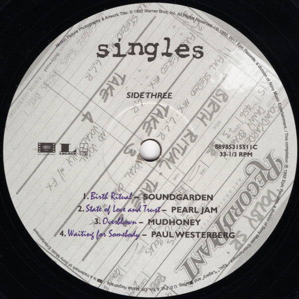 Singles - Original Motion Picture Soundtrack - secondary