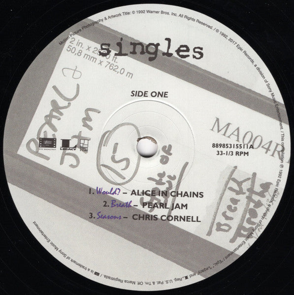 Singles - Original Motion Picture Soundtrack - secondary