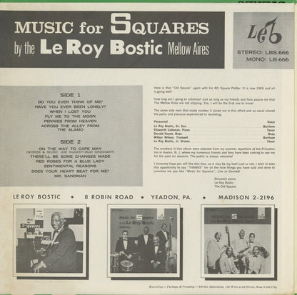 Music For Squares  - secondary