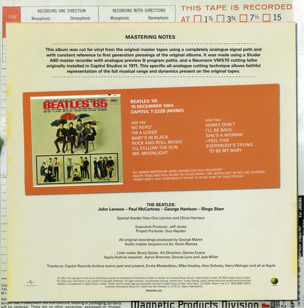 Beatles '65 - secondary