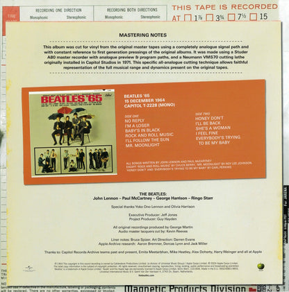 Beatles '65 - secondary