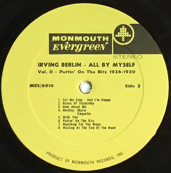 All By Myself: Vol. 2: Puttin' On The Ritz; The Years 1926 - 1930 - secondary