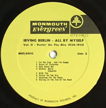 All By Myself: Vol. 2: Puttin' On The Ritz; The Years 1926 - 1930 - secondary