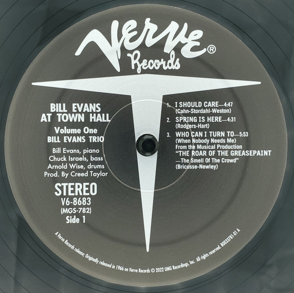 Bill Evans At Town Hall (Volume One) - secondary