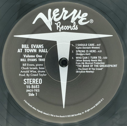 Bill Evans At Town Hall (Volume One) - secondary