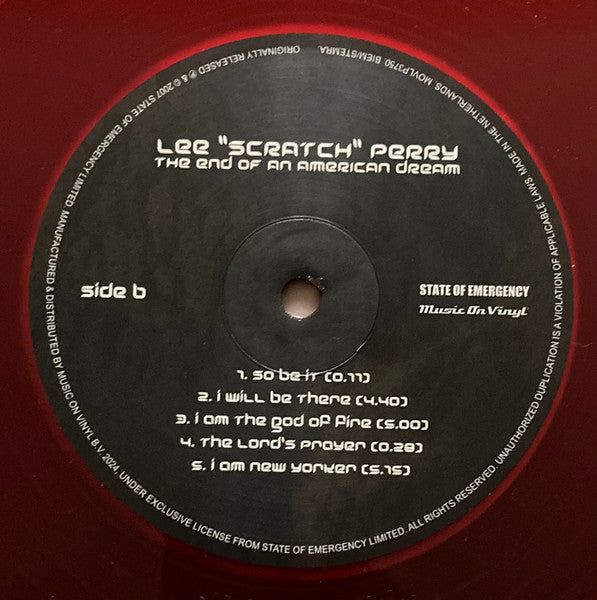 Lee Perry - The End Of An American Dream