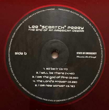 Lee Perry - The End Of An American Dream