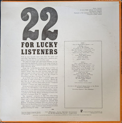 22 All-Time Organ Favorites - secondary