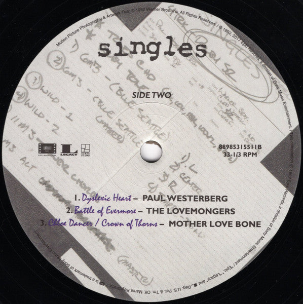 Singles - Original Motion Picture Soundtrack - secondary