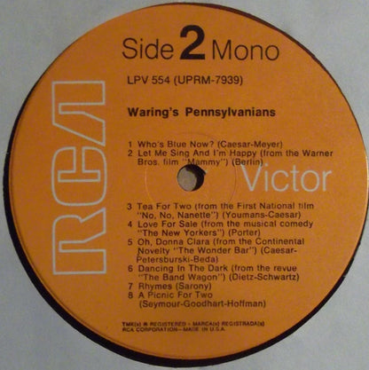 Waring's Pennsylvanians - secondary