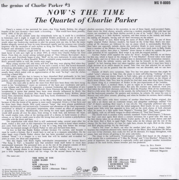 Now's The Time - secondary