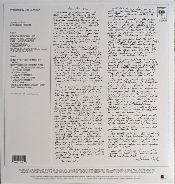 Johnny Cash - At Folsom Prison