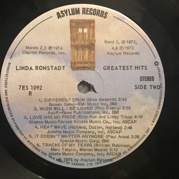 Linda Ronstadt - Linda Ronstadt Greatest Hits