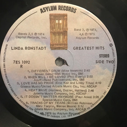 Linda Ronstadt - Linda Ronstadt Greatest Hits