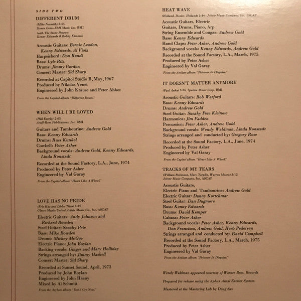 Linda Ronstadt - Linda Ronstadt Greatest Hits