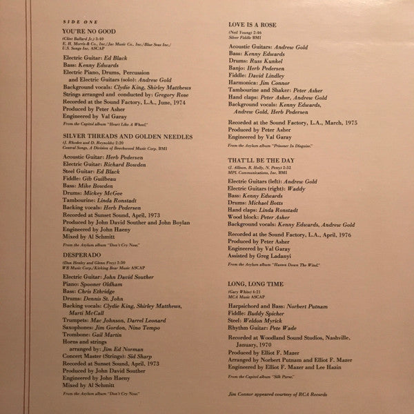 Linda Ronstadt - Linda Ronstadt Greatest Hits