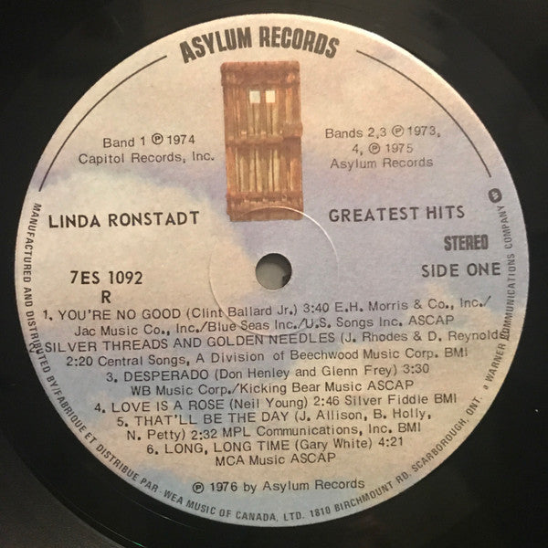 Linda Ronstadt - Linda Ronstadt Greatest Hits