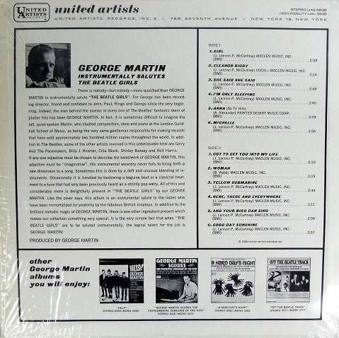 George Martin - George Martin Instrumentally Salutes The Beatle Girls