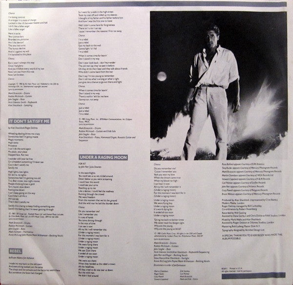 Under A Raging Moon - secondary