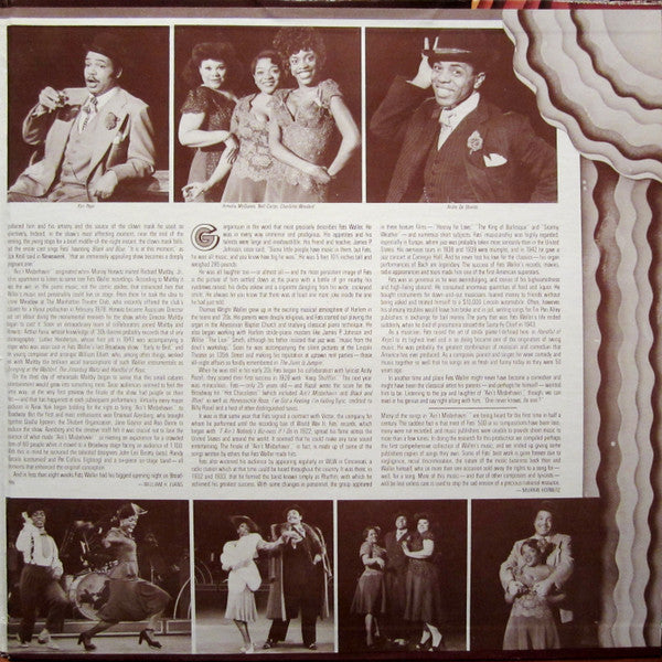 Ain't Misbehavin': The New Fats Waller Musical Show - secondary