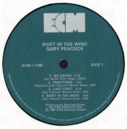 Gary Peacock, Art Lande, Eliot Zigmund - Shift In The Wind