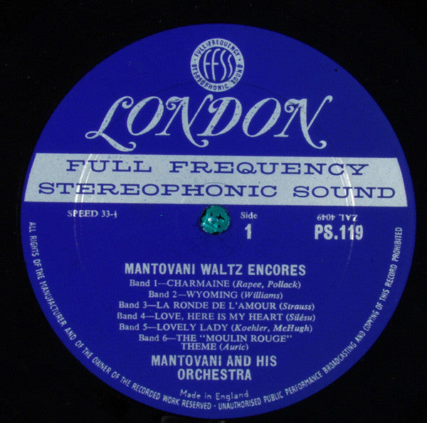 Mantovani - Waltz Encores