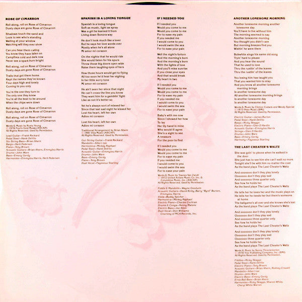 Cimarron - secondary