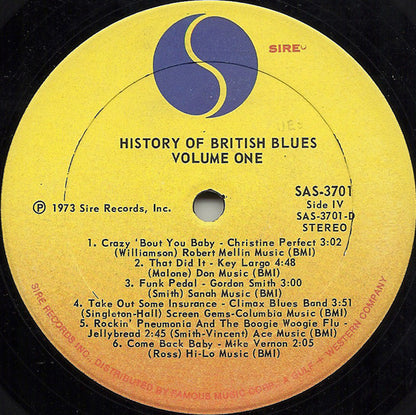 History Of British Blues (Volume One) - secondary