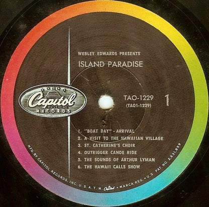 Webley Edwards Presents Island Paradise - secondary