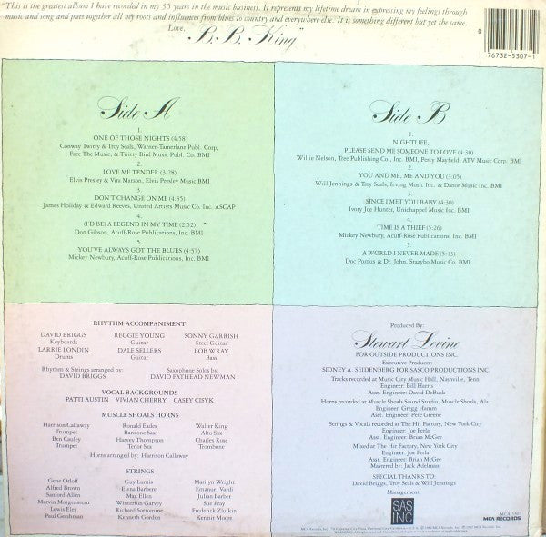 Love Me Tender - secondary