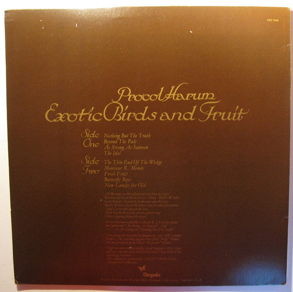 Exotic Birds And Fruit - secondary