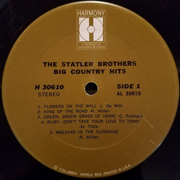 The Statler Brothers - Big Country Hits