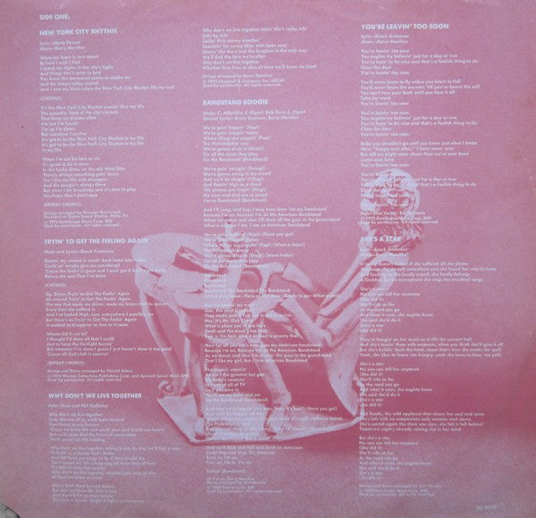 Barry Manilow - Tryin' To Get The Feeling