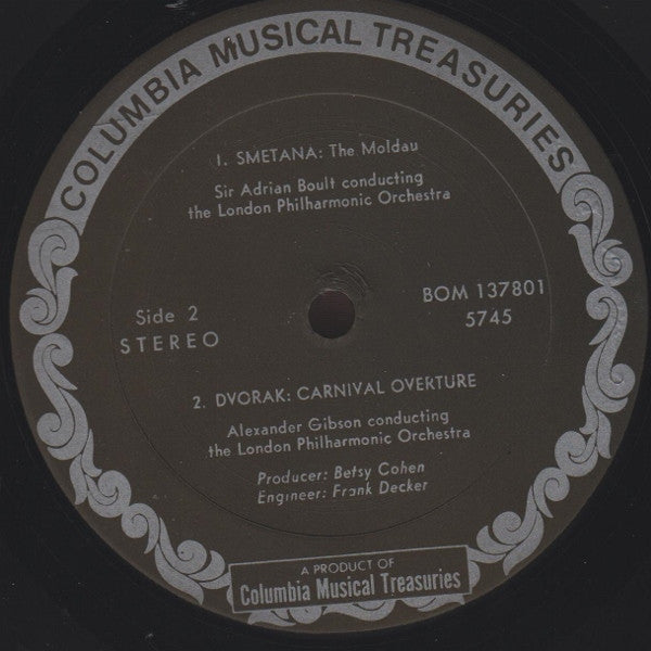 Bedřich Smetana, Antonín Dvořák - The Bartered Bride (Selections) / The Moldau / Carnival Overture