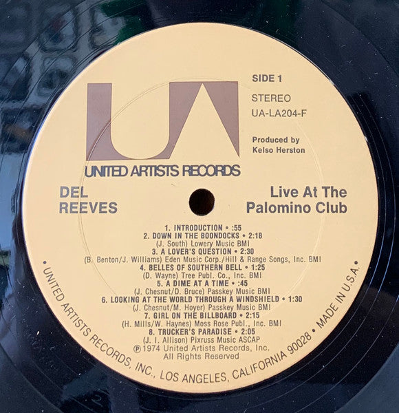 Live At The Palomino Club - secondary