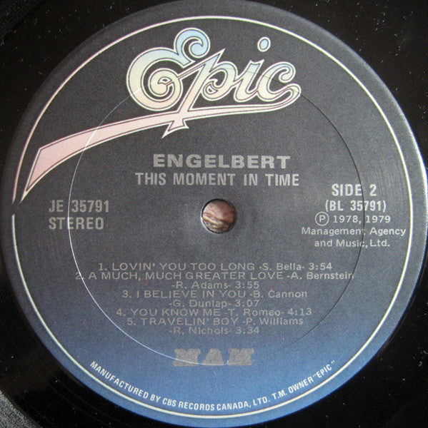 Engelbert Humperdinck - This Moment In Time