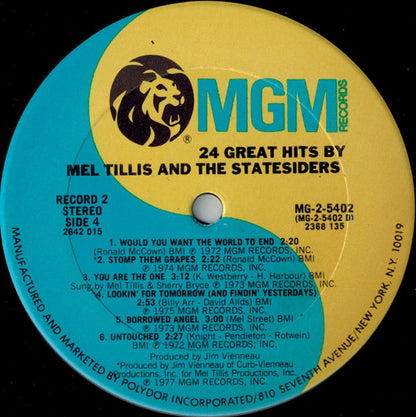 24 Great Hits By Mel Tillis And The Statesiders - secondary