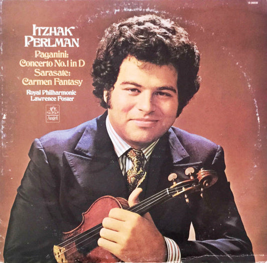 Itzhak Perlman, Niccolò Paganini, Pablo de Sarasate, Royal Philharmonic Orchestra, Lawrence Foster - Concerto No. 1 In D / Carmen Fantasy