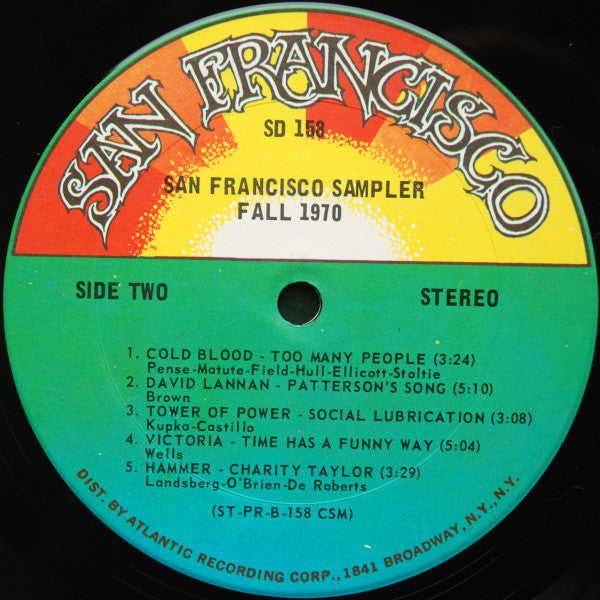 San Francisco Sampler - Fall 1970 - secondary