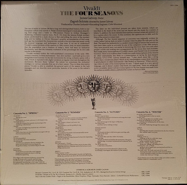 Antonio Vivaldi, James Galway, Zagrebački Solisti - The Four Seasons