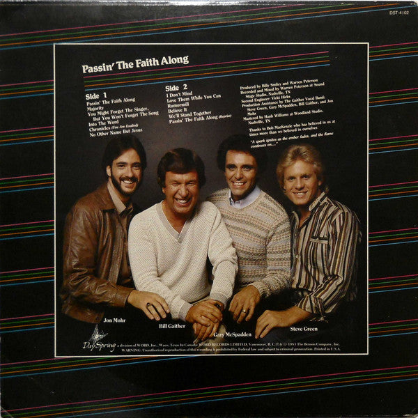 The New Gaither Vocal Band - Passin' The Faith Along