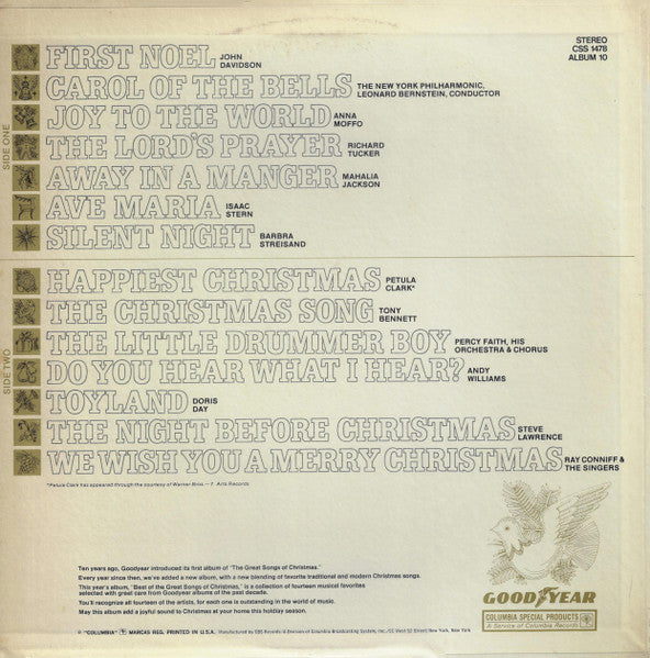 Various - Best Of The Great Songs Of Christmas