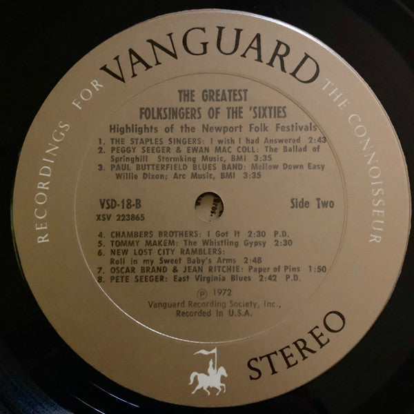 Greatest Folksingers Of The 'Sixties - secondary