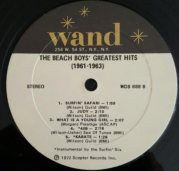 The Beach Boys' Greatest Hits (1961-1963) - secondary