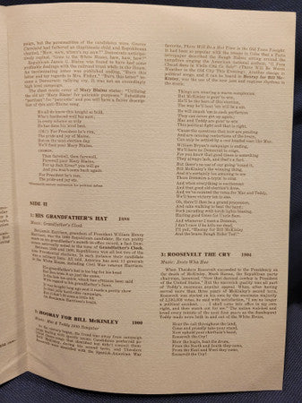 Sing Along With Millard Fillmore (The Life Album Of Presidential Campaign Songs) - secondary